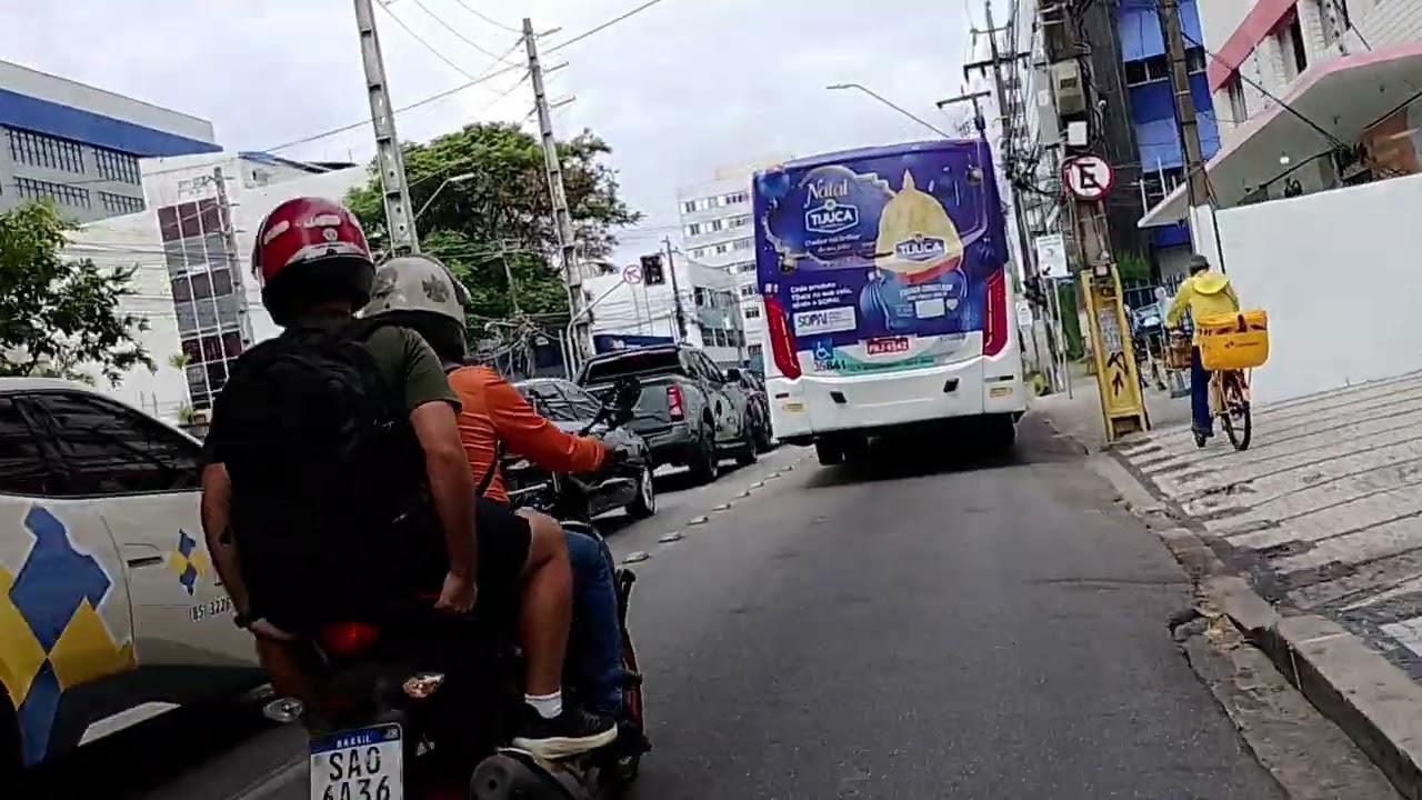 Pedalando dá  aldeota au centro da capital do Ceará eu e Deus 
