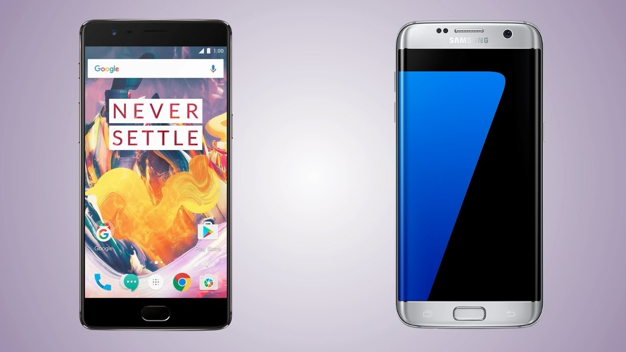 Oneplus 3T vs Galaxy S7 Edge - Comparison video