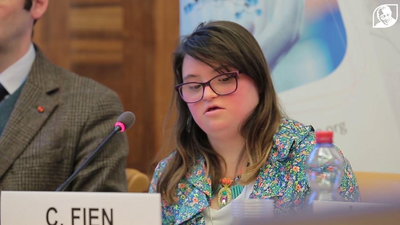 Discours de Charlotte, porteuse de trisomie 21, à l'ONU !