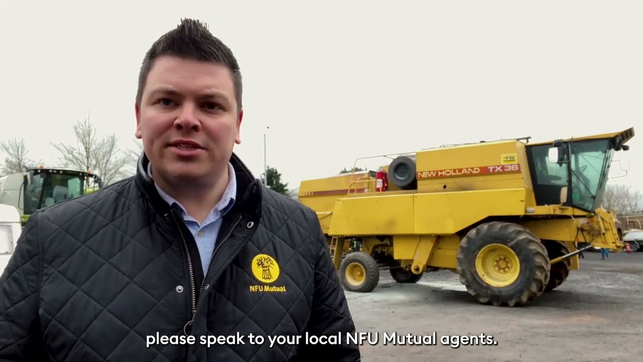 Fire Demonstration On A Combine Harvester🌾 | NFU Mutual & Fireward