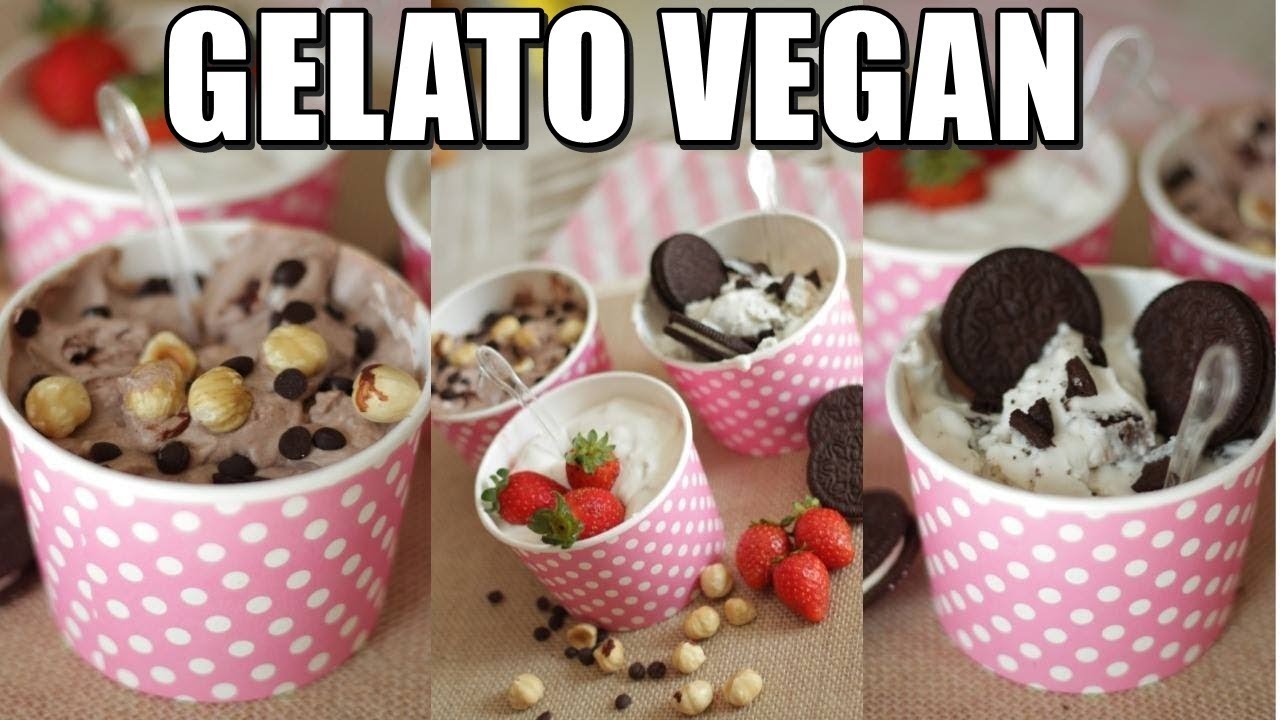 GELATO VEGAN con latte di cocco 🍦|SENZA LATTOSIO✔️, RICETTA VELOCE senza gelatiera!