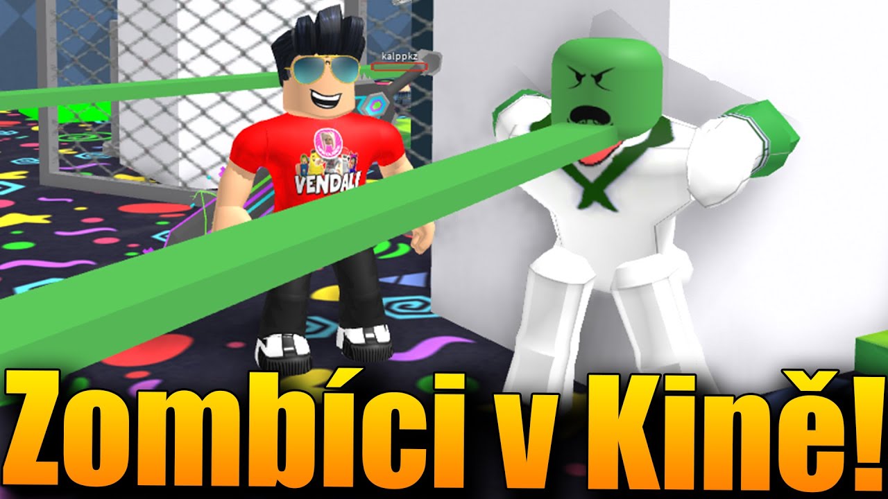 ZOMBÍCI NAPADLI KINO!😨 MUSÍME SE DOSTAT VEN!😱🔥 Roblox Escape Zombie Theater Obby