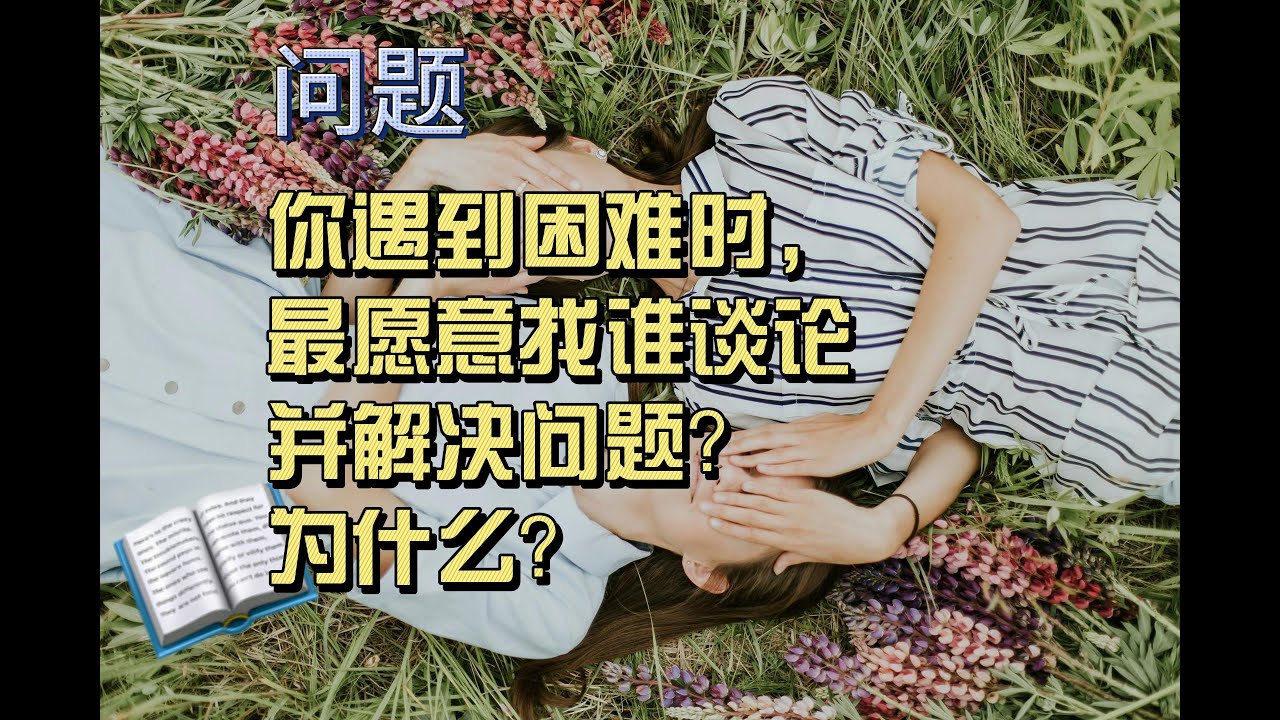 Learn Chinese with Lu #108  你遇到困难时，最愿意找谁谈论并解决问题？为什么？--来自外研社HSKK（高级）全真模拟试题
