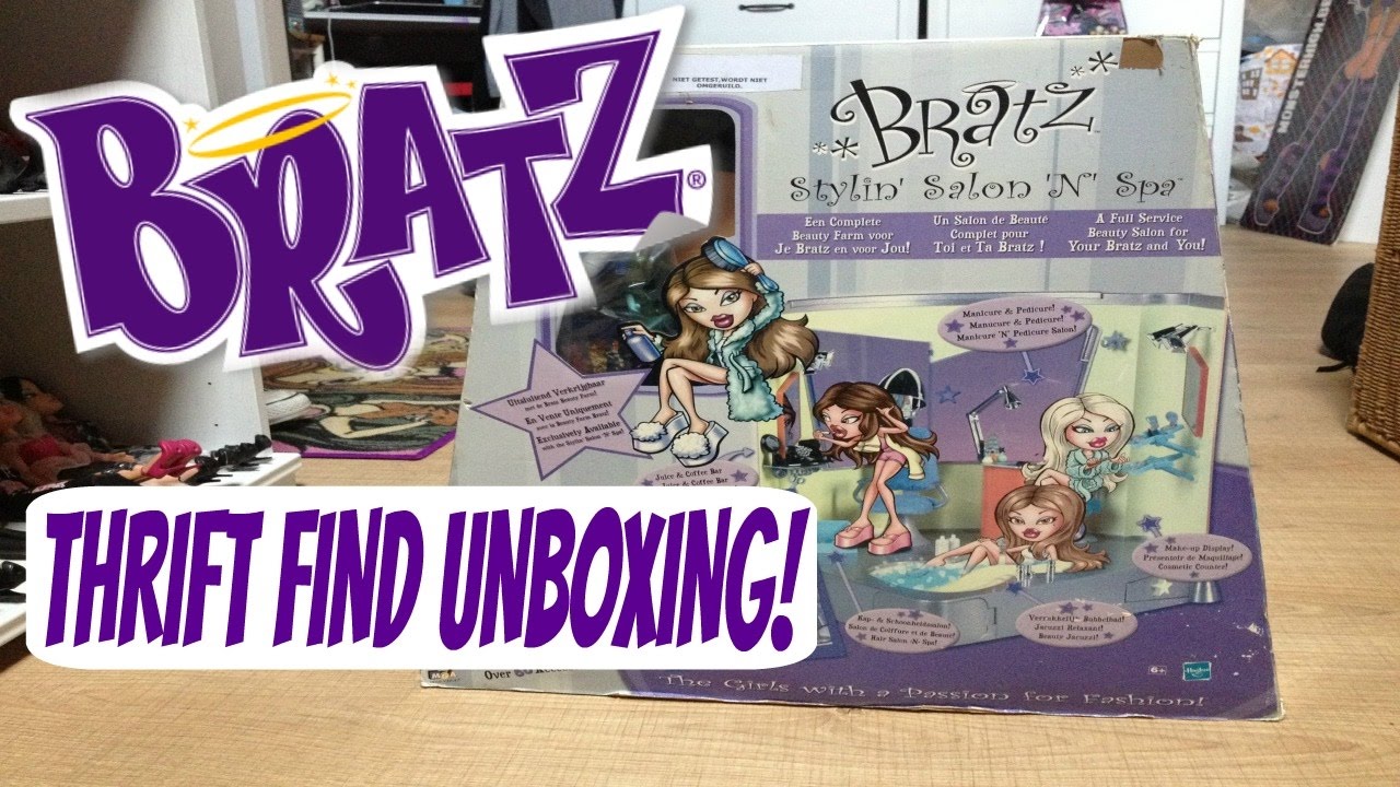 BRATZ THRIFT FIND UNBOXING! - 2003 Stylin' Salon 'N' Spa Playset | Bratzpowergirl