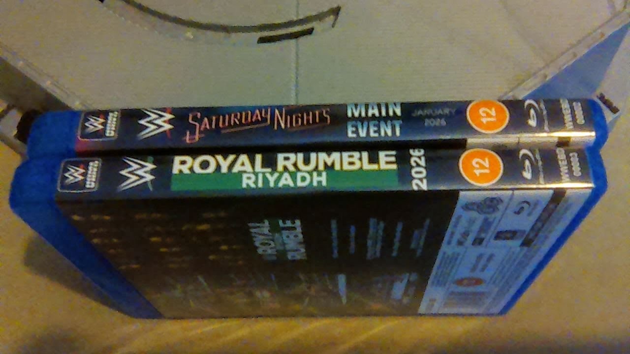WWE Saturday Nights Main Event January & Royal Rumble 2026 Custom Blu Ray Pickups 