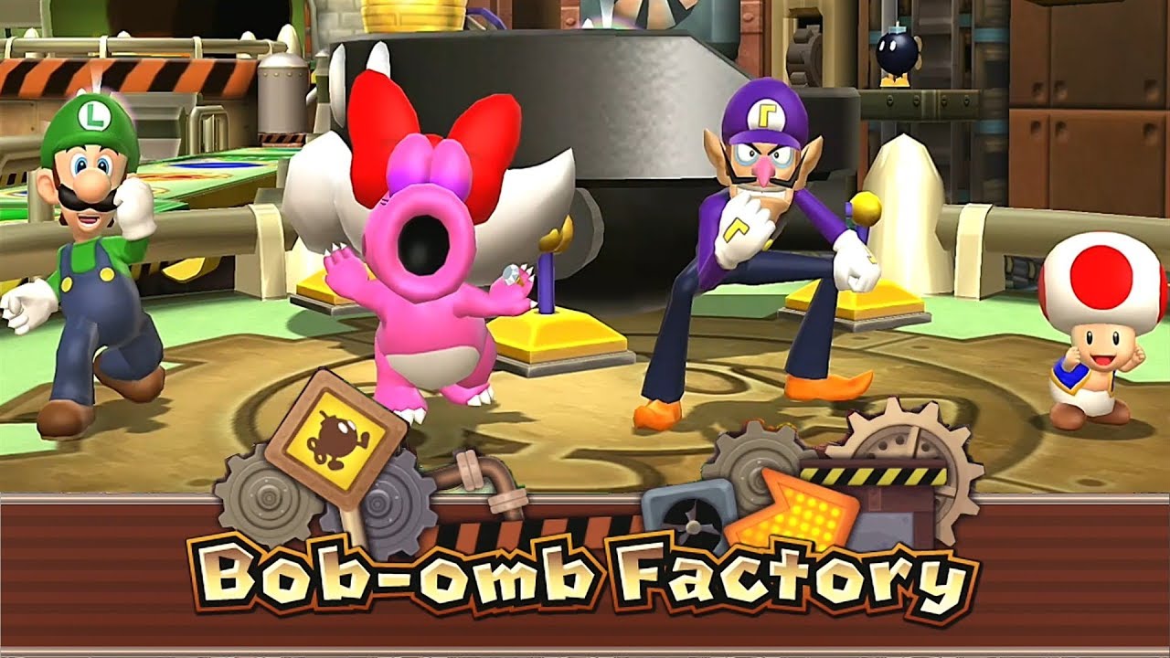 Mario Party 9 Party Mode Bob omb Factory #1