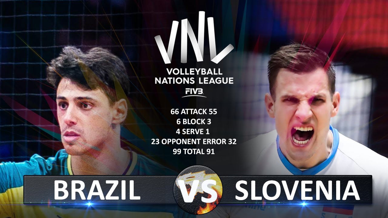 Brazil vs Slovenia | Men's VNL 2023