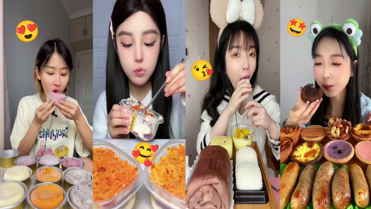 [ mukbang ASMR  ]  cute girls ( eating ) compilation !!! 🤤😍🤤#70