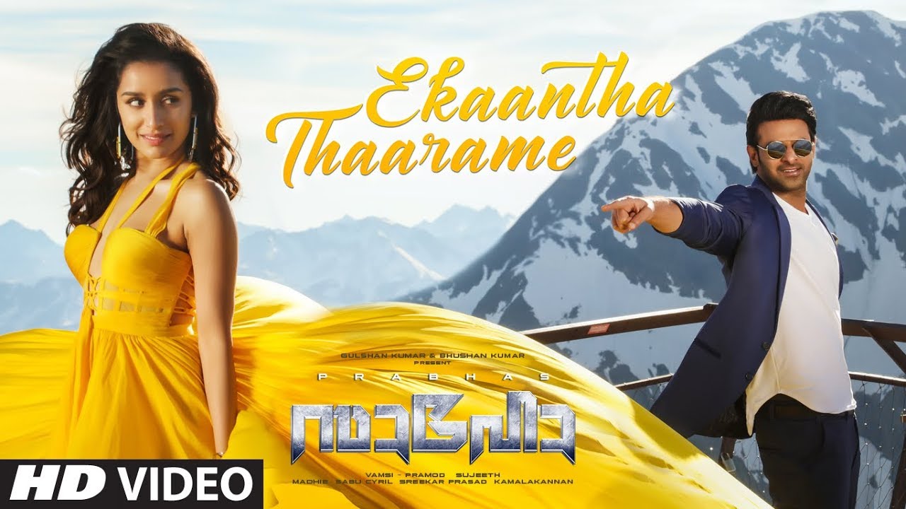 Ekaantha Thaarame | Saaho|Prabhas,Shraddha K| Guru R, Haricharan S,Shakthisree Shakthisree G
