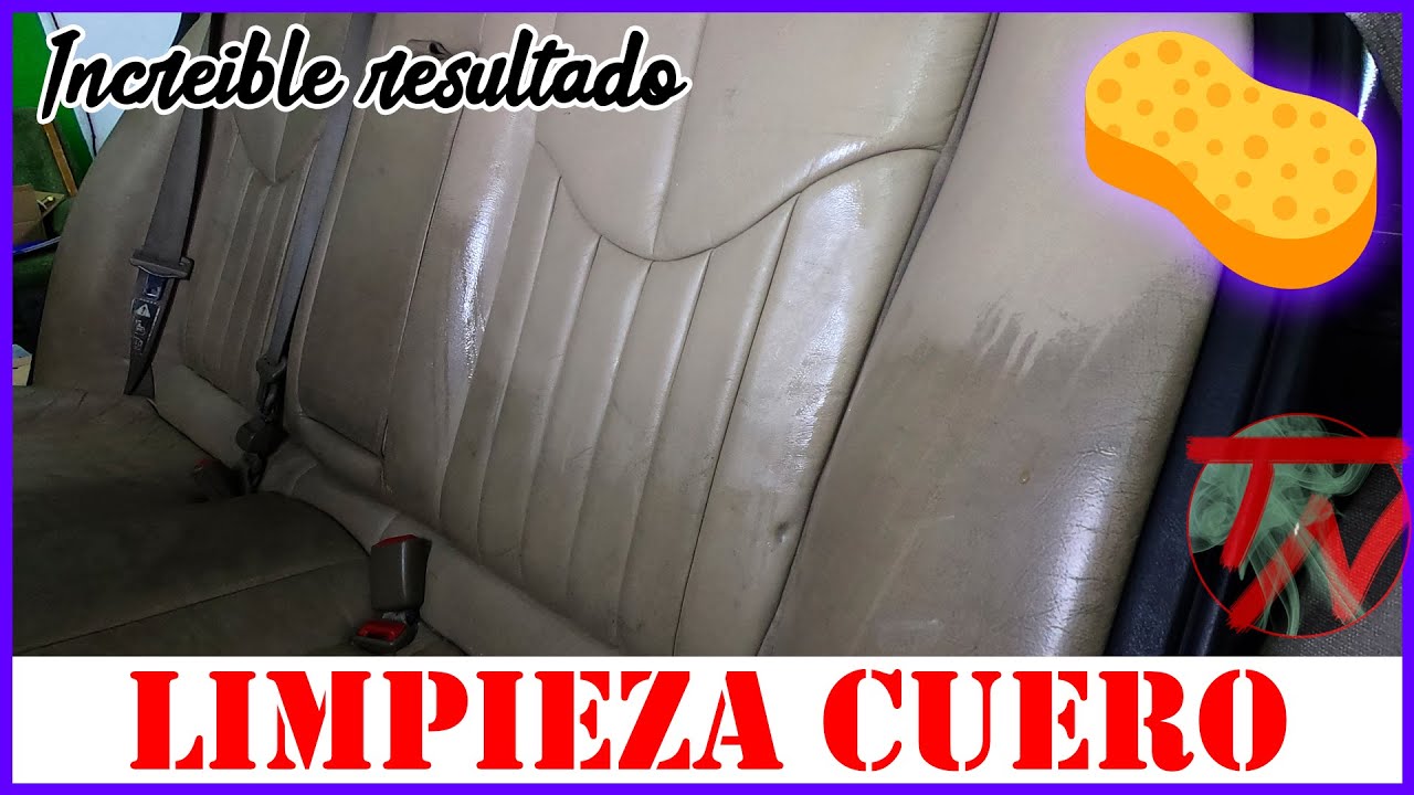Como LIMPIAR ASIENTOS de CUERO + HIDRATAR Limpieza Interior Completa | Desinfectar Coche Detail 🧬🧫