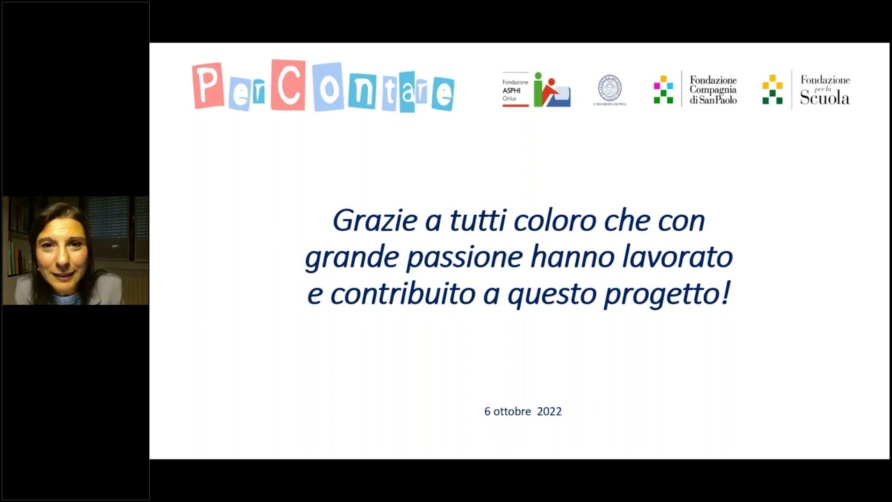 06 ottobre 2022 | Webinar PerContare 