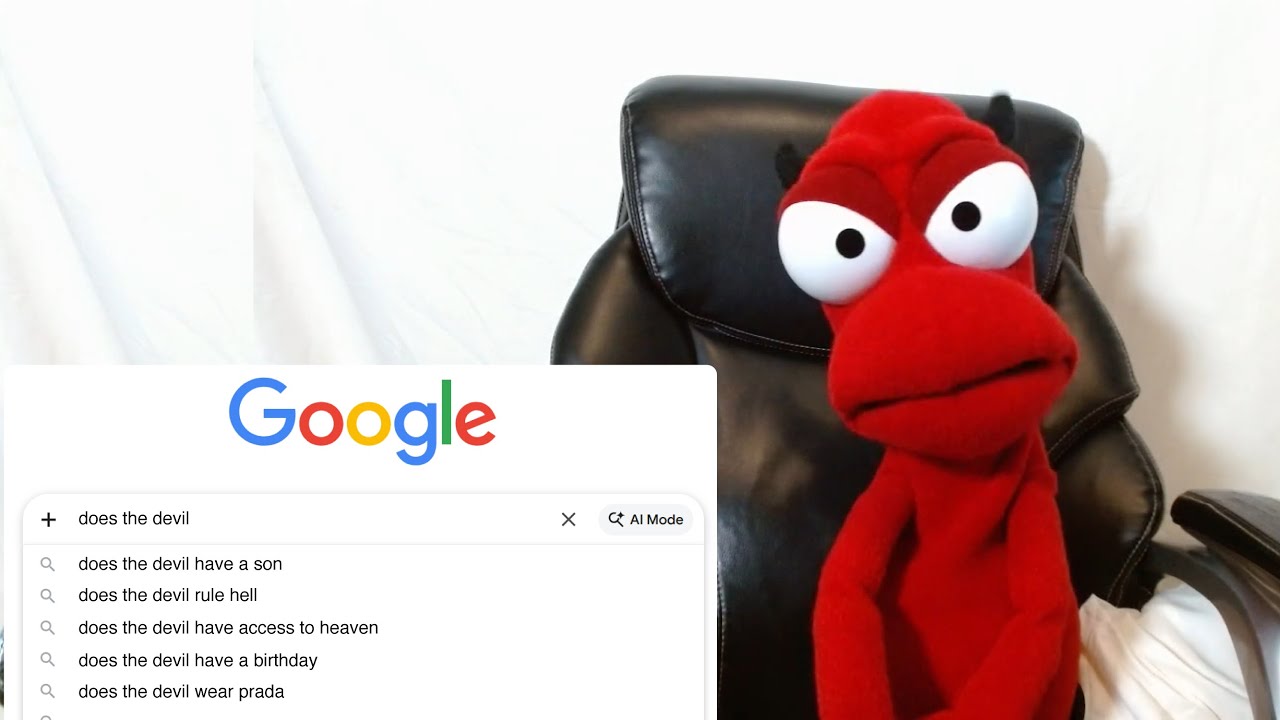 The Devil Answers the Web's Most Searched Questions (parody autocomplete interview)