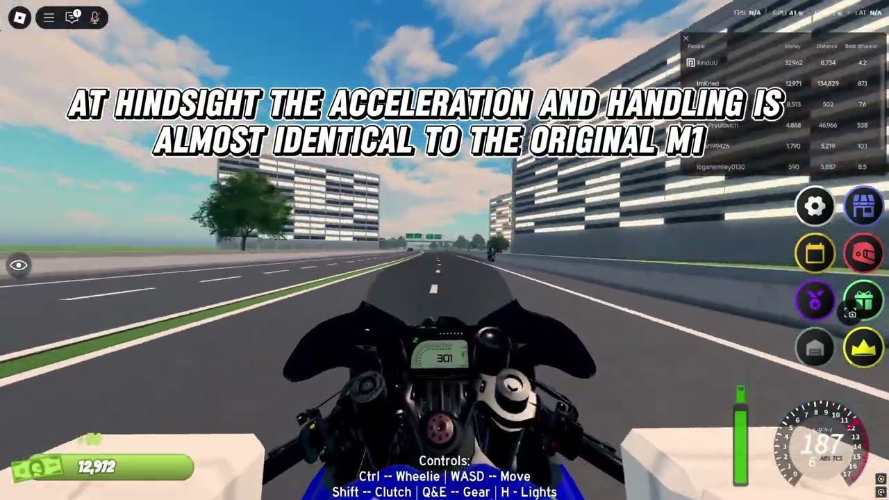 Wonsta YZRM1 review Moto rush [Roblox]
