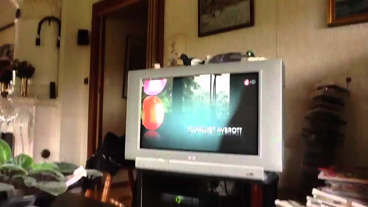TV4 Tillfälligt avbrott 2012-09-02