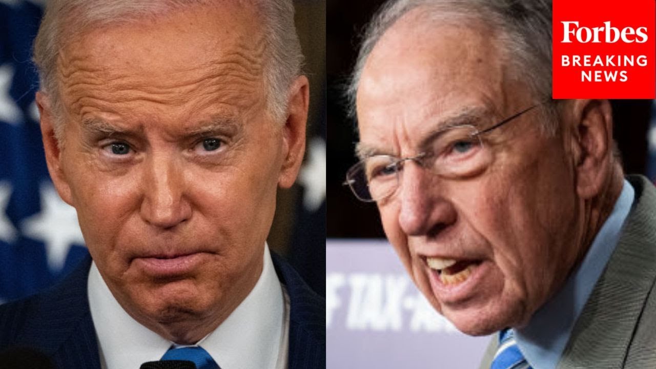 JUST IN: Grassley Reveals Alleged Recordings Of Biden With Foreign National Who Allegedly Bribed Him