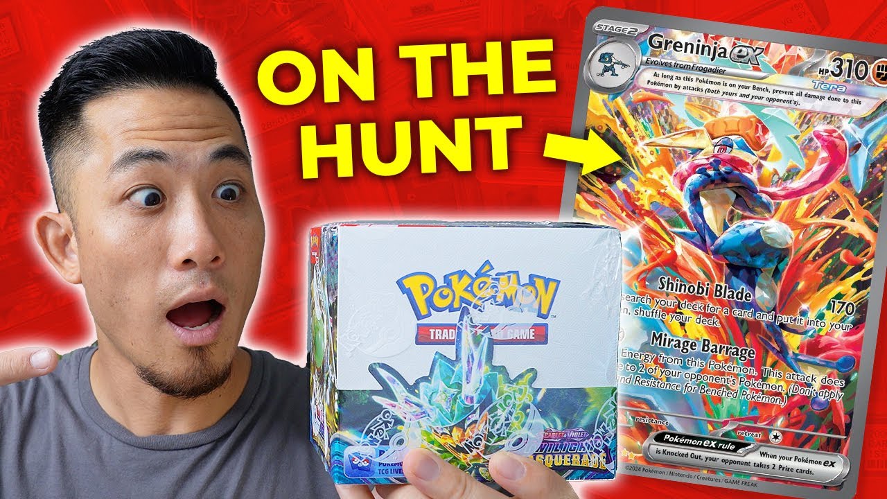 HUNTING GRENINJA EX! Twilight Masquerade Booster Box Opening