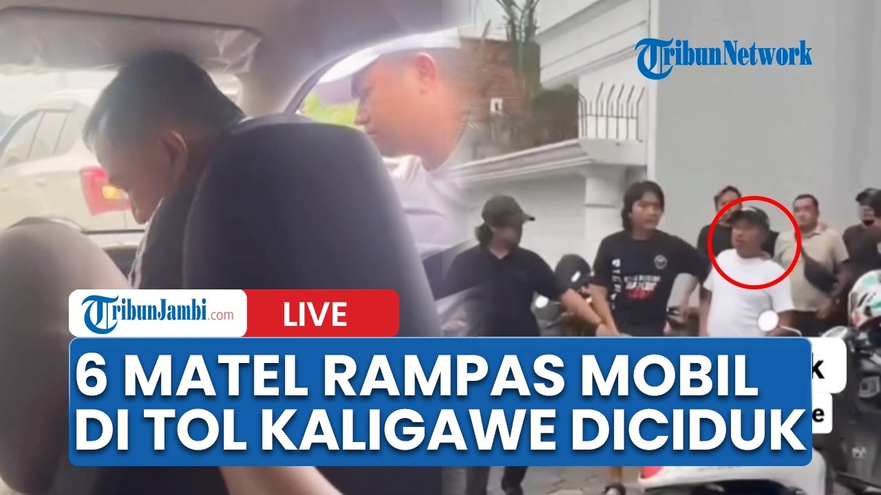 🔴Viral Video 6 Debt Collector Rampas Paksa Mobil Rental di Tol Kaligawe, Kini Ditangkap Polisi