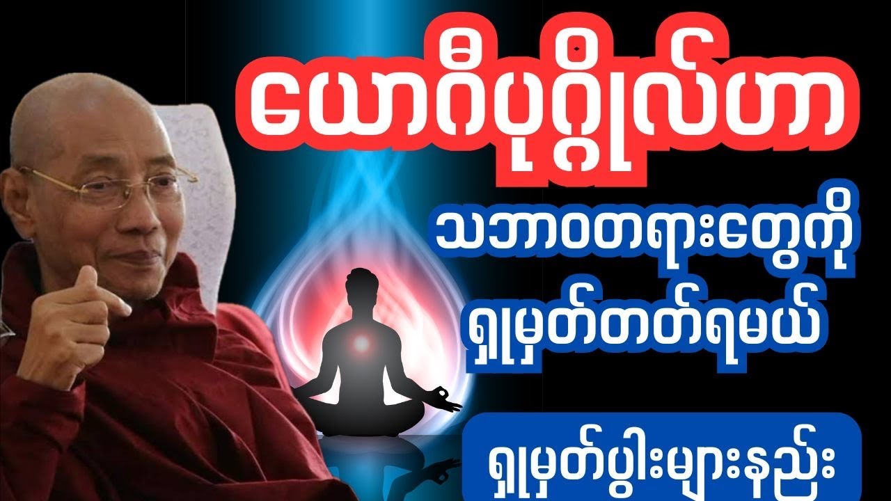 ယောဂီပုဂ္ဂိုလ်တို့အတွက် သဘာဝတရားတွေကိုရှုမှတ်နည်း #dhamma #thitsarshwesi #ကမ္မဌာန်းတရားအားထုတ်နည်း 