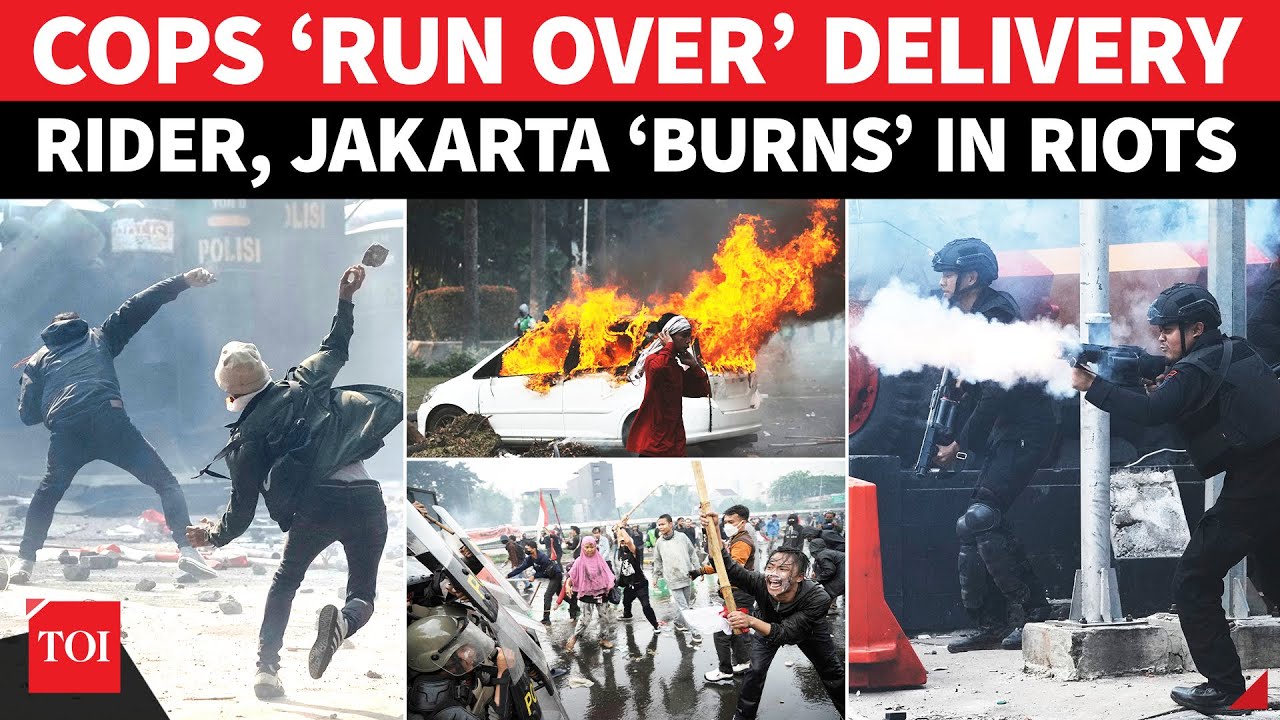 Indonesia Boils: Rioters Storm Police HQ, Torch Buildings, Hurl Fireworks | Watch &lsquo;Bloody&rsquo; Unrest