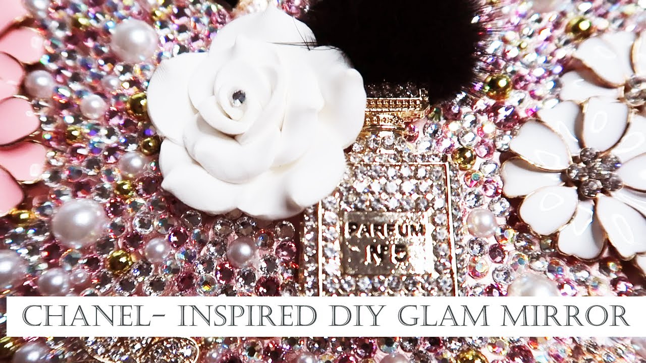 DIY | CHANEL INSPIRED | GLAM HAND MIRROR
