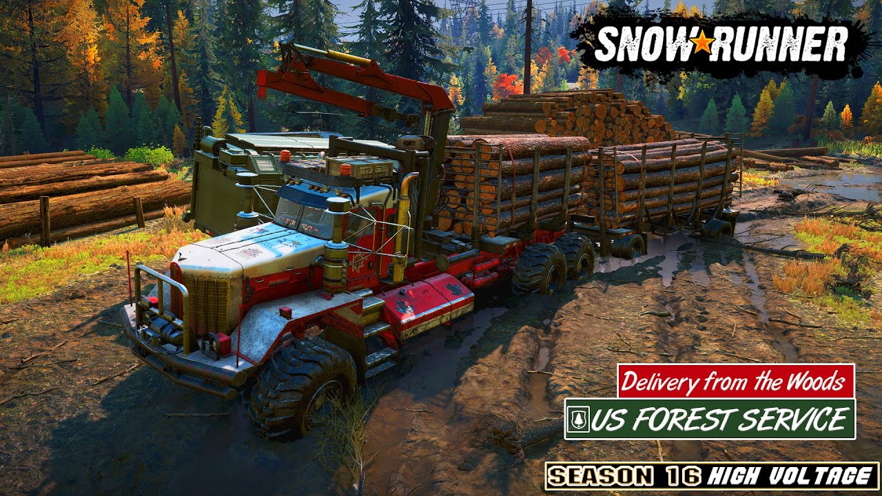 SnowRunner : Sezonul 16 | Washington = US Forest Begin's : Delivery from the Woods