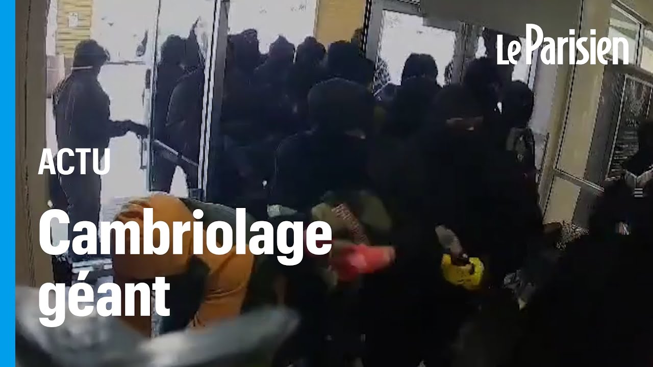 Braquage géant aux États-Unis : 20 voleurs dévalisent une bijouterie en 2 minutes