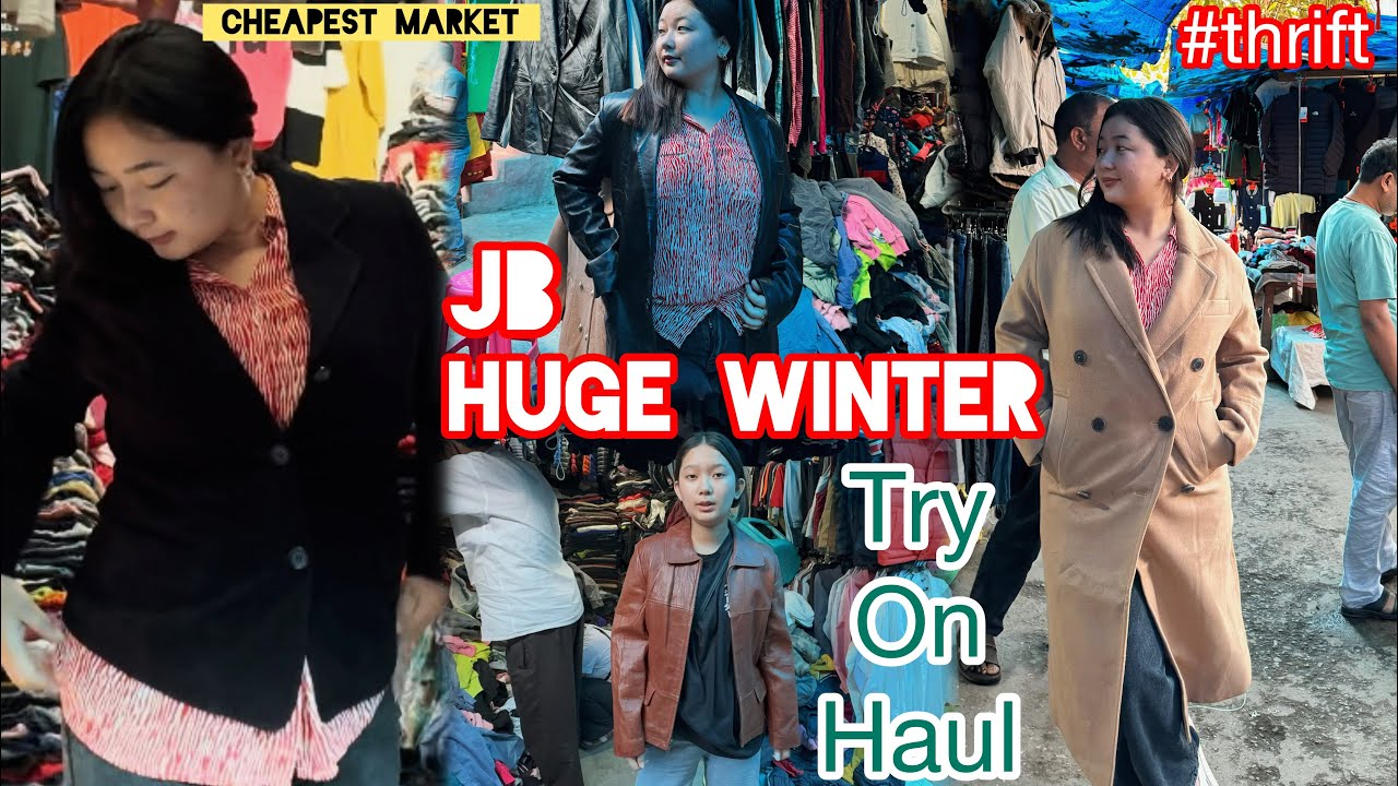 Huge Winter Try On Haul | Thrift Market In Bhutan Border | West Bengal |