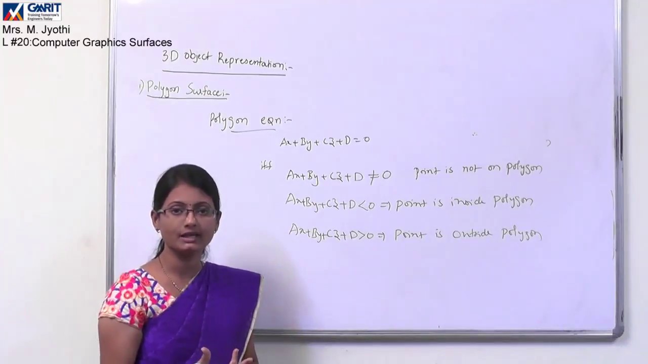 Computer Graphics: Lecture #20: 3D Object Representation