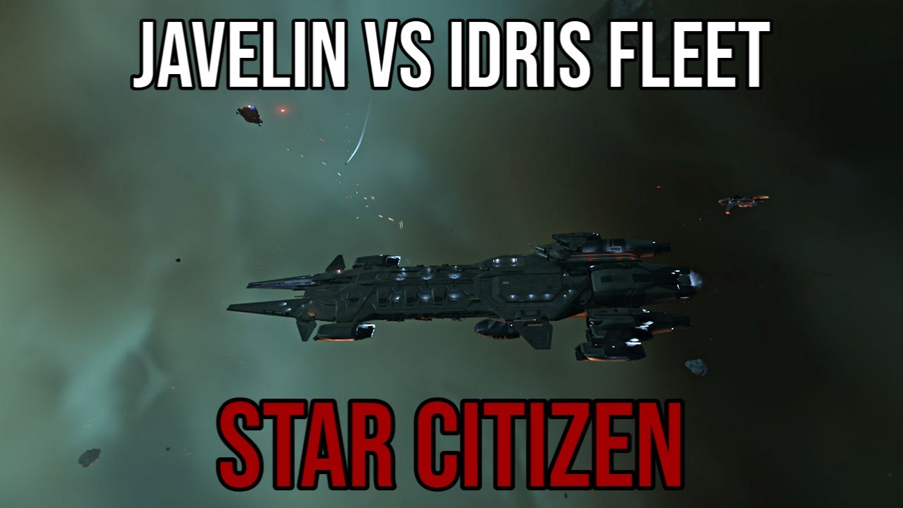 Star Citizen Javelin vs Idris Fleet Battle - Alpha 3.12.1 Big Fights!