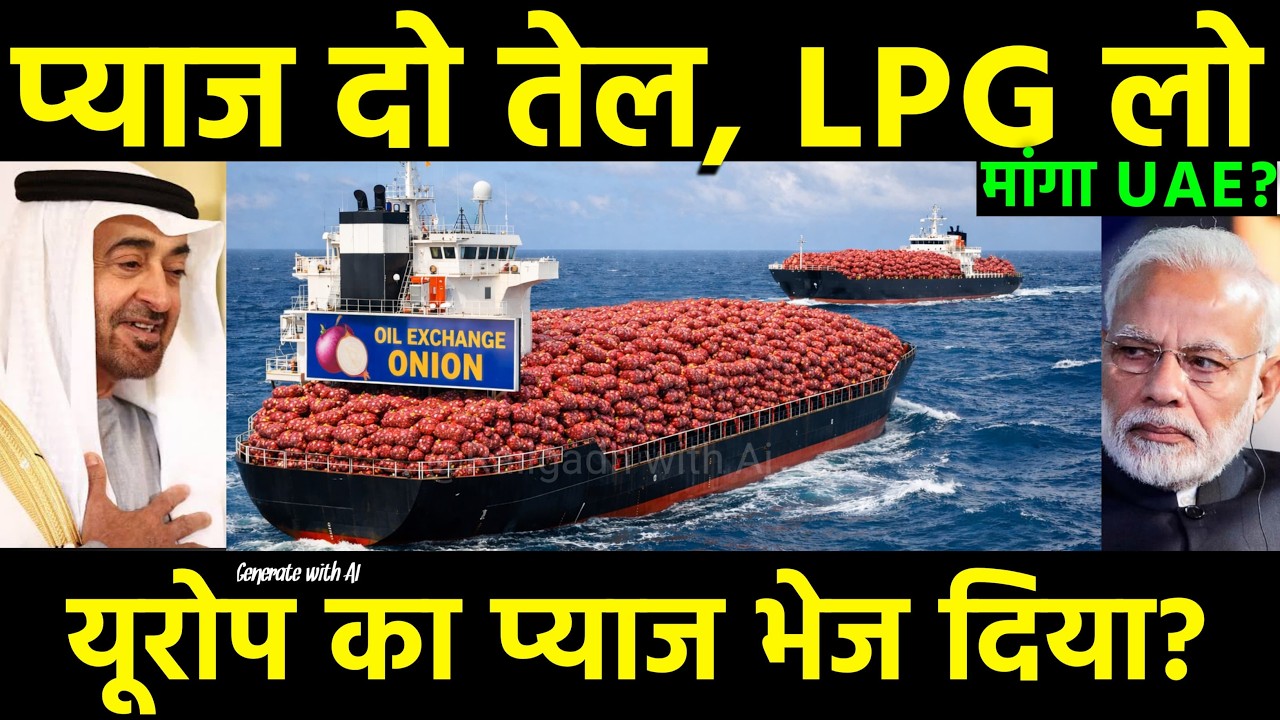 Onions for Oil! 🧅🤝🛢️ प्याज़ दो, तेल लो: UAE और भारत की 'Secret Deal' का खुलासा!