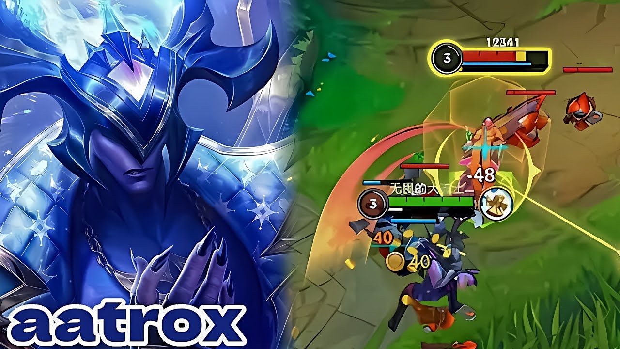 Wild Rift Aatrox - Top 1 Aatrox Gameplay Rank Season 14