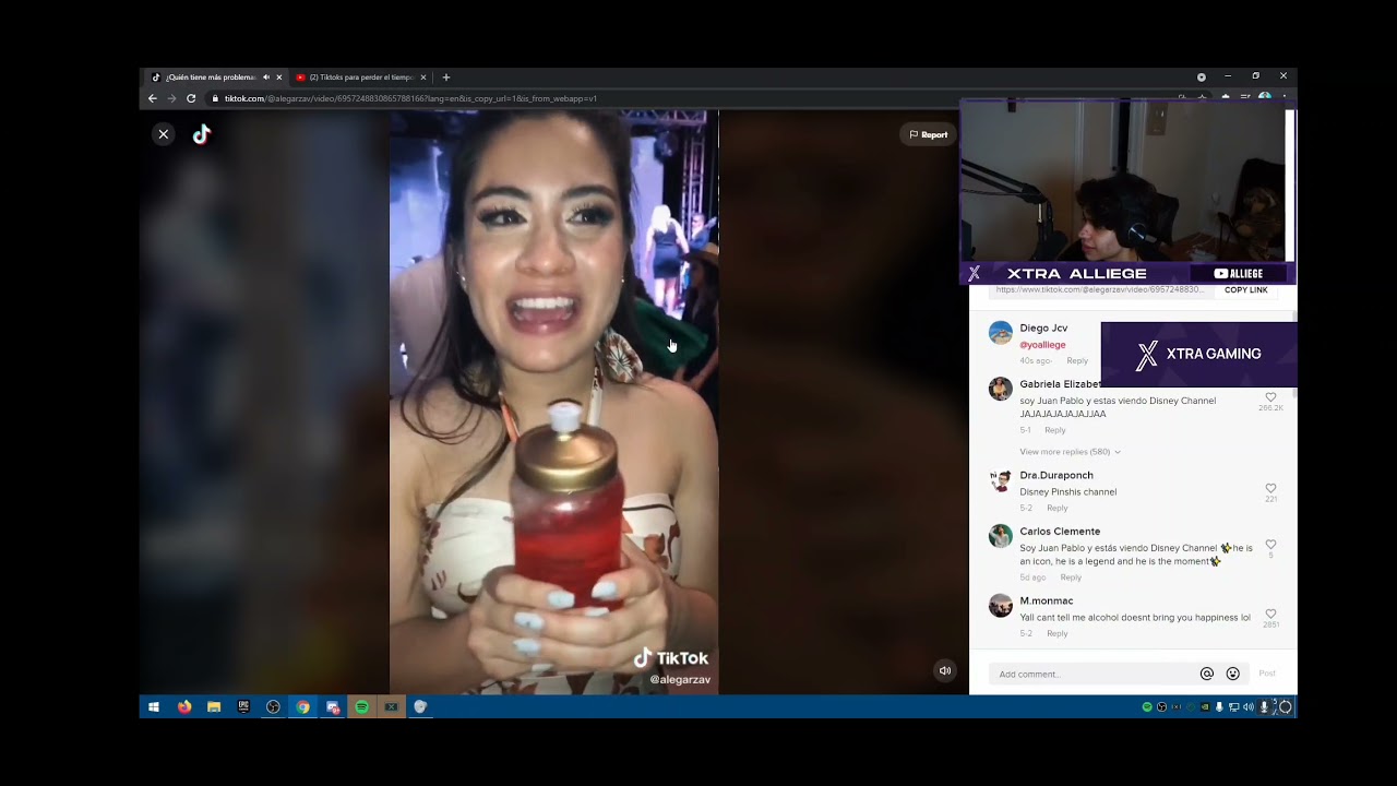ALLIEGE REACCIONA A TIK TOK (CHISTOSOS)