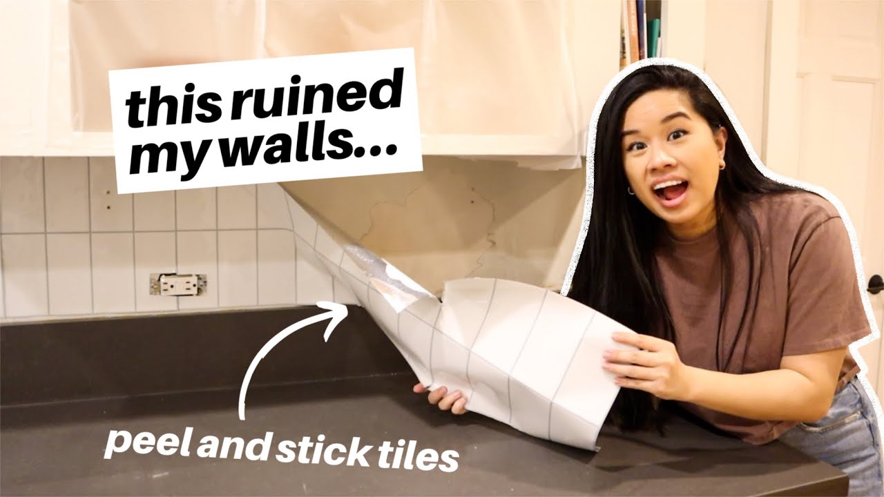 FIXING MY KITCHEN W/ DIY UPGRADES *kitchen tile refresh*