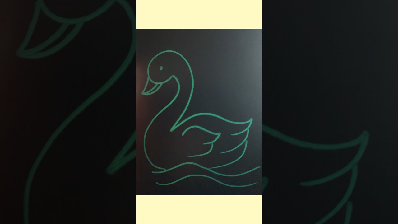 Duck Drawing #shorts #art #shortvideo #youtubeshorts #creativeartflick