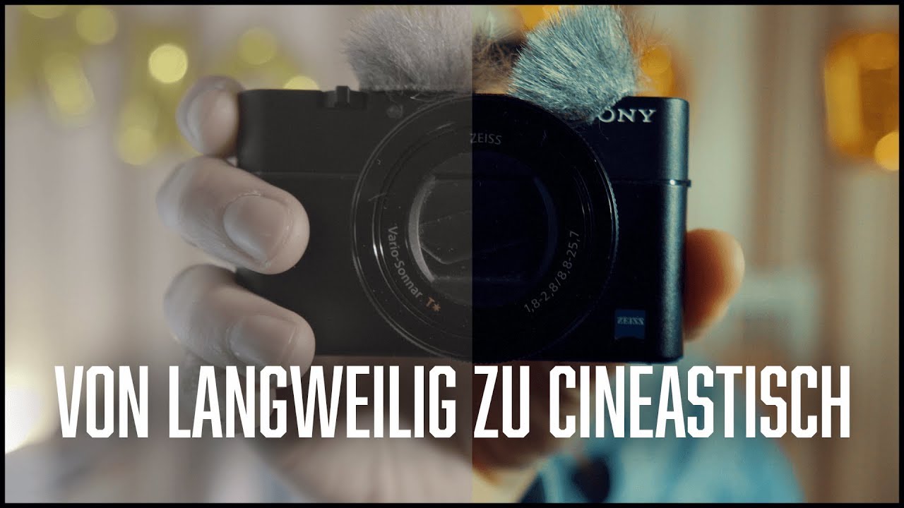 In 2 MINUTEN von LANGWEILIG zu CINEASTISCH | Film Look Tutorial