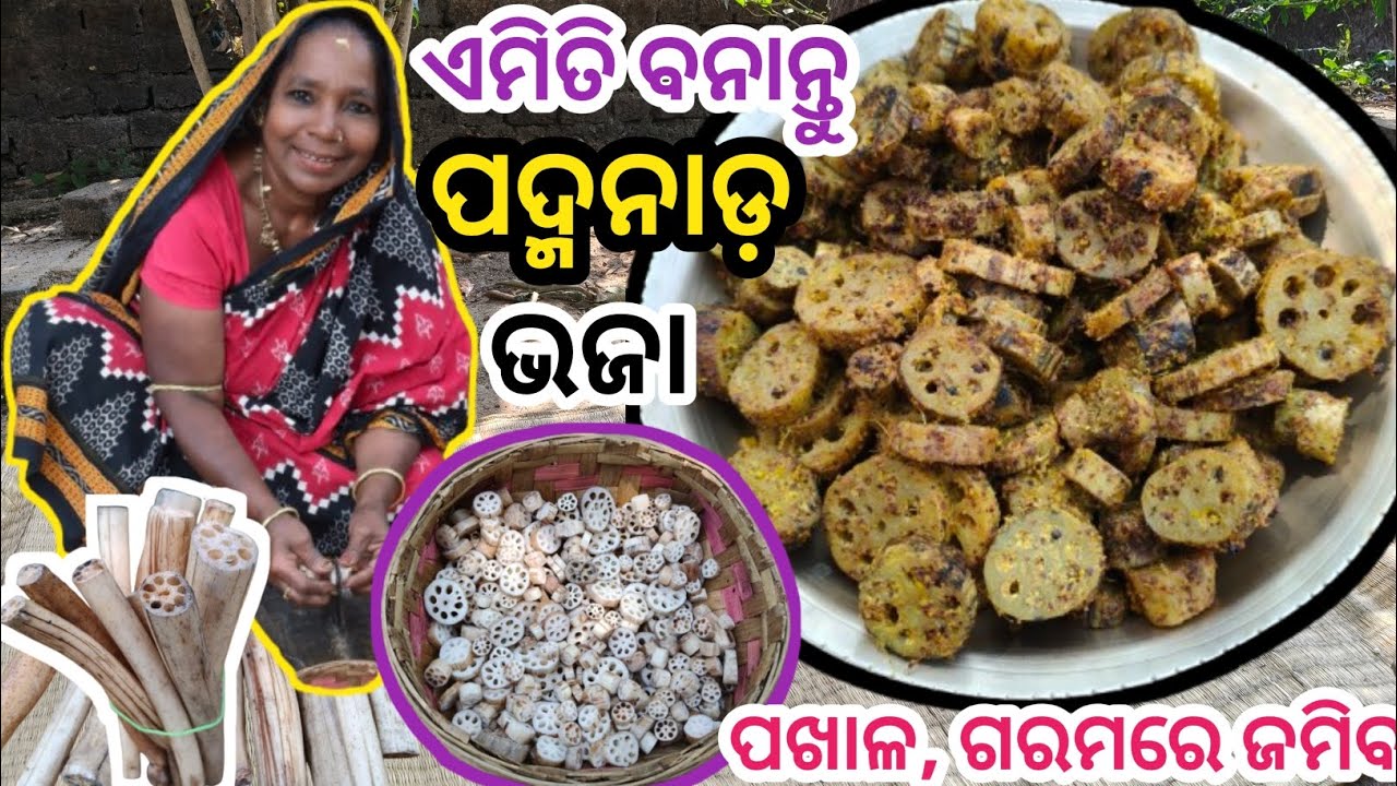 ପଦ୍ମନାଡ଼ ଭଜା ଏମିତି ବନାନ୍ତୁ ଭାରି ସୁଆଦିଆ ଲାଗିବ/Padma Nada Bhaja Recipe Odia @AaiNatuniHandisala