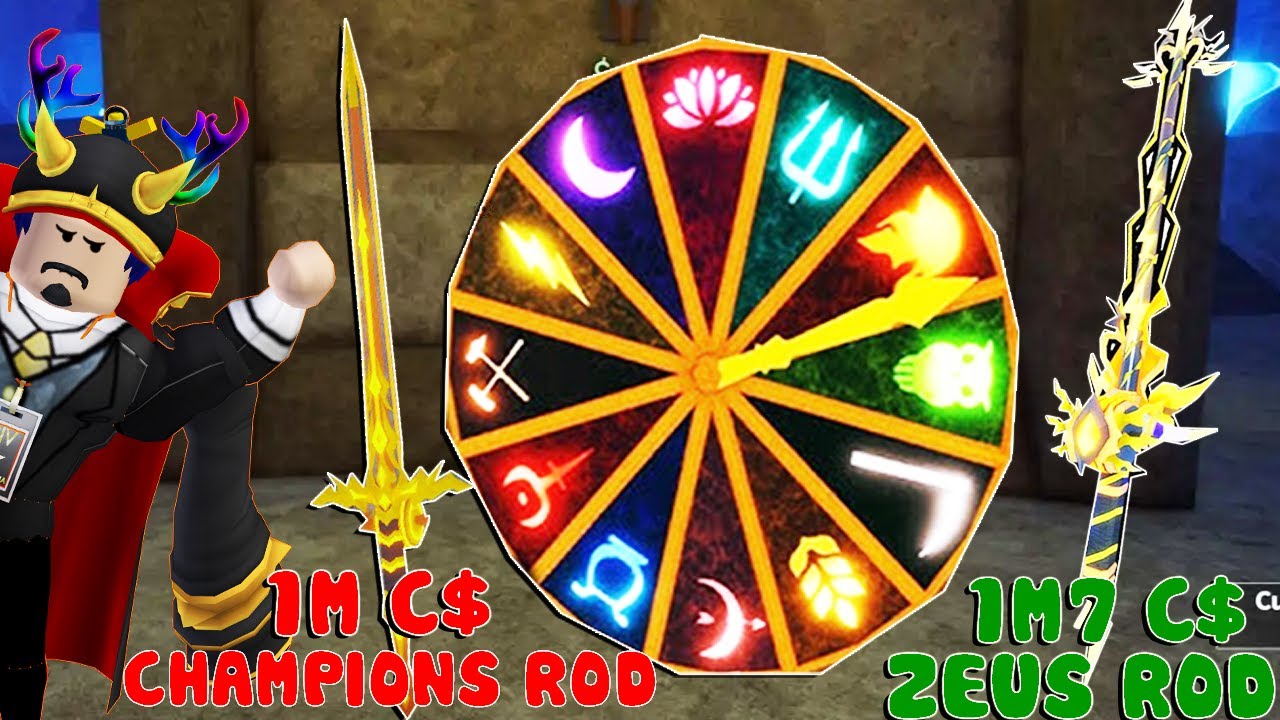Roblox - UPDATE MỚI HƯỚNG DẪN XUỐNG ATLANTIS LẤY CẦN CÂU CHAMPIONS ROD VÀ ZEUS ROD CỰC XỊN - Fisch