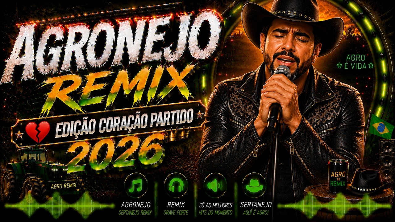 💥 AGRONEJO REMIX 2026 | Hits Virais do Agro 🚜 As Mais Tocadas, Pared&atilde;o e Sertanejo Remix