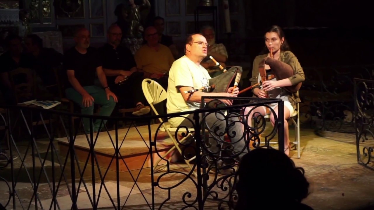 Rencontre chabretaire 2017, concert église de Loubressac (46) 09/06