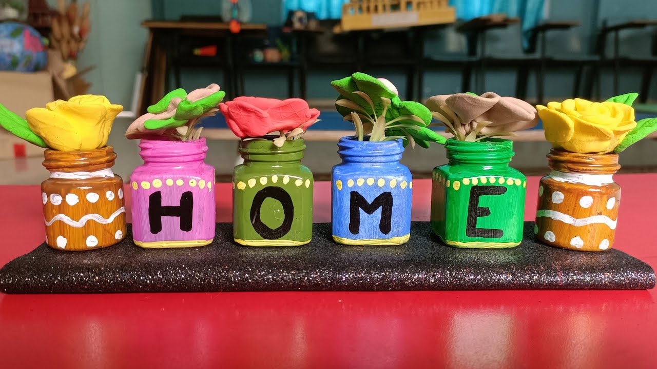 Миниатюрные поделки из бутылок для дома 🏡 | Лучшая идея для поделок из отходов | Простые и красоч...