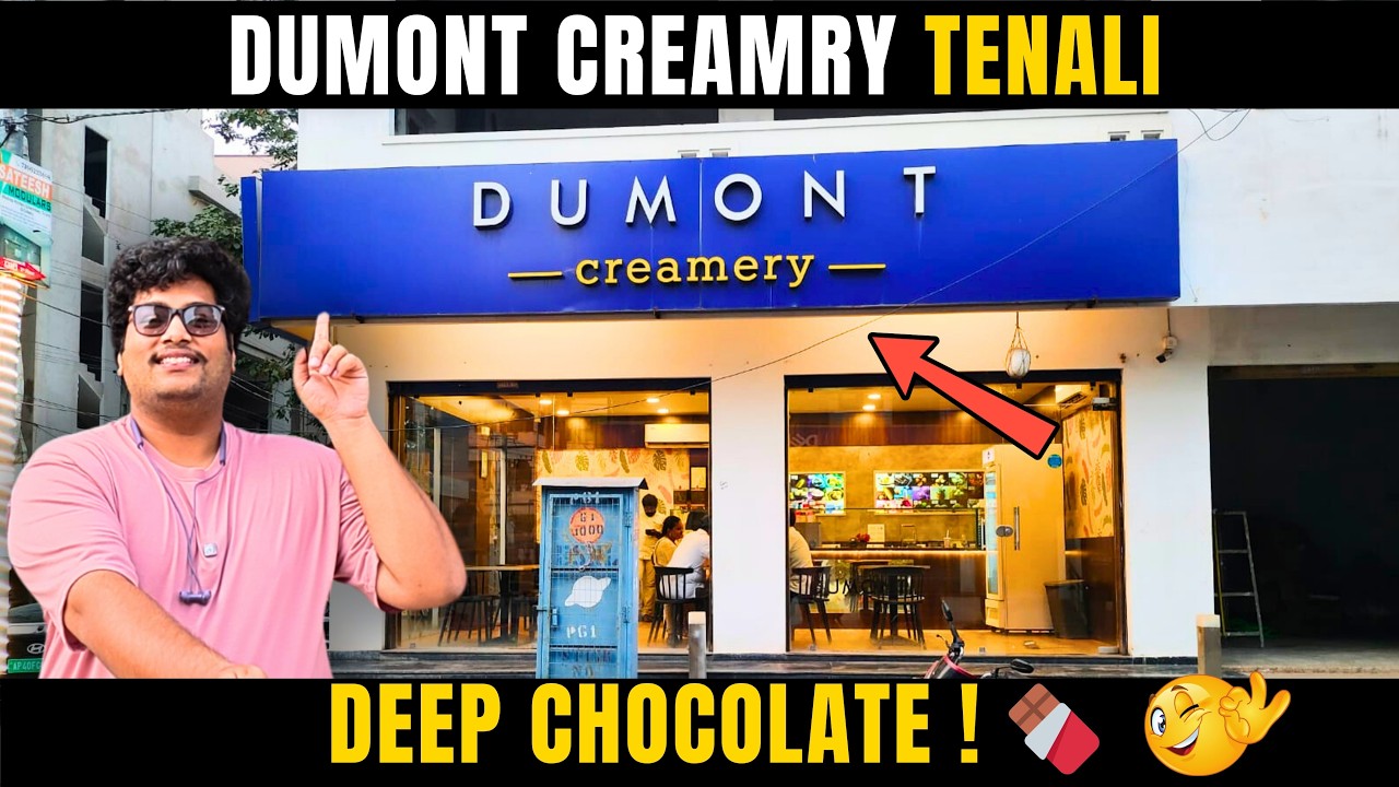 ME AT  Dumont Creamery (Tenali) | POV Angle & Deep Chocolate! 🍫🎥BY PD HUBS