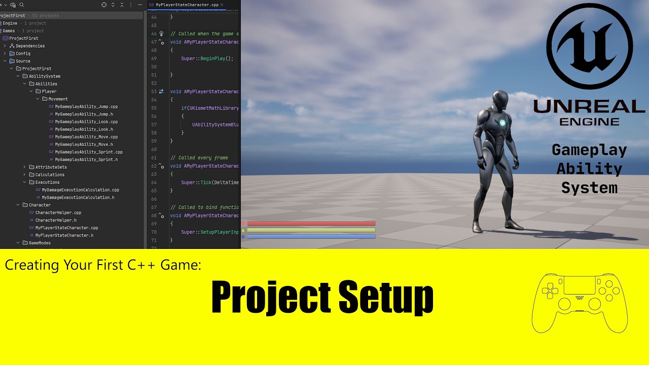 Episode 01 | Setting Up Your Unreal Engine 5 Project: C++ Classes and Blueprint Equivalents