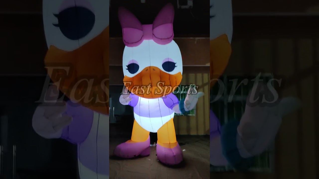 Inflatable Daisy Model with Lights for Outdoor Parade#advertisinginflatables