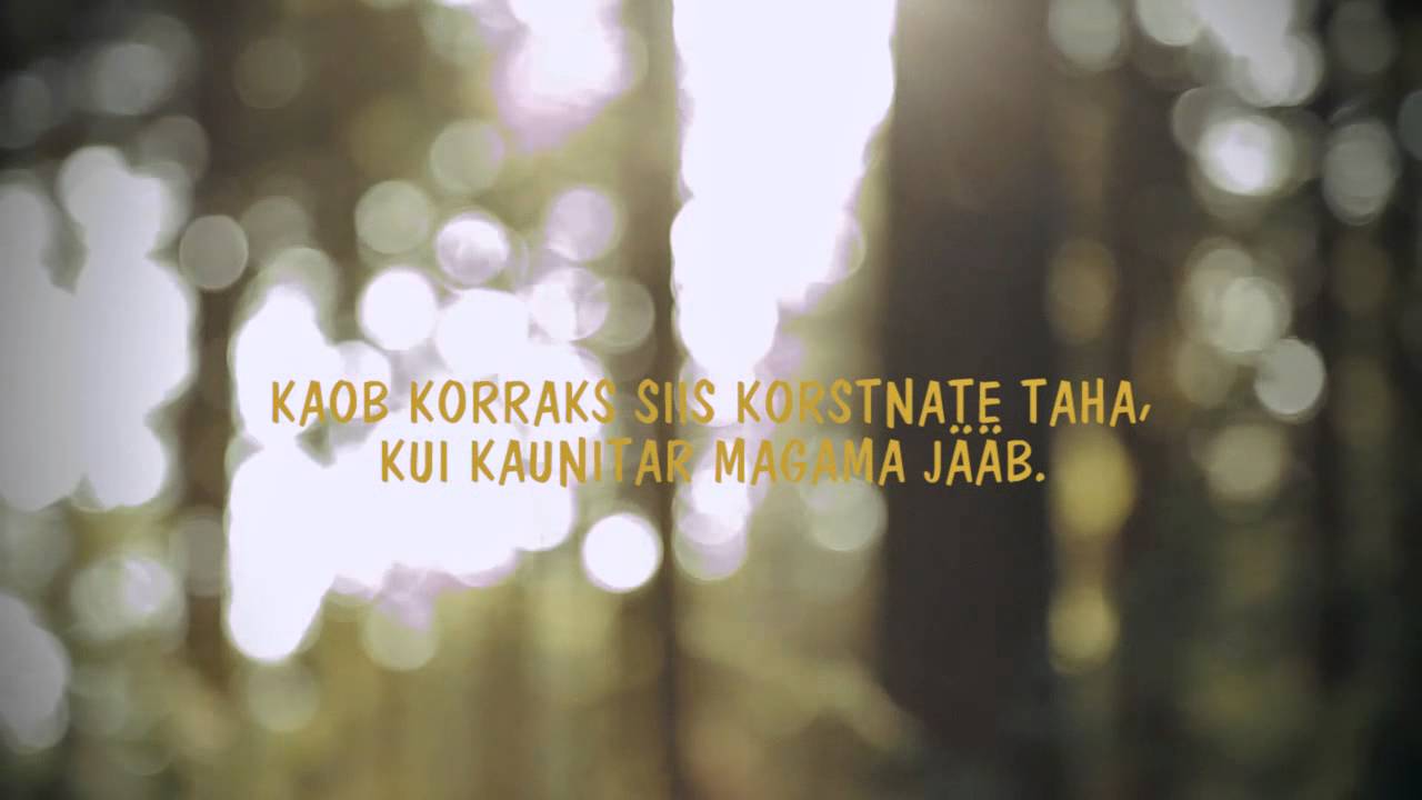 Üllar Kuusk ja Astrid Böning-Nõlvak Päike pilgutab kuldset silma