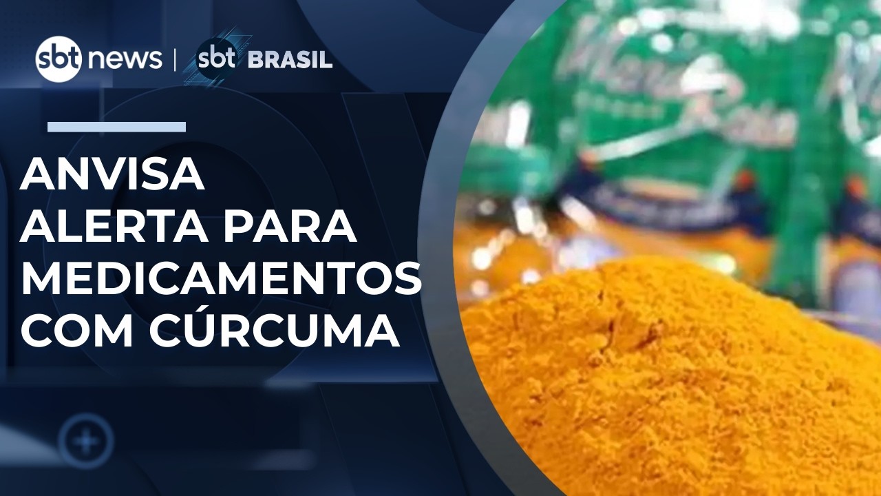 Anvisa alerta sobre risco de intoxicação por medicamentos com cúrcuma | #SBTBrasil