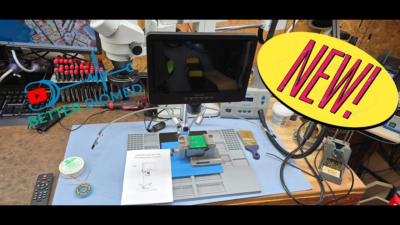 Unboxing and Setup of Joyalens JL249MS Digital Soldering Microscope
