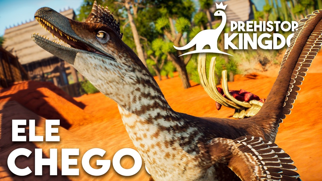 PARQUE DAS ERAS - #03 / O FAMOSO VELOCIRAPTOR CHEGOU AO PARQUE! - Prehistoric Kingdom