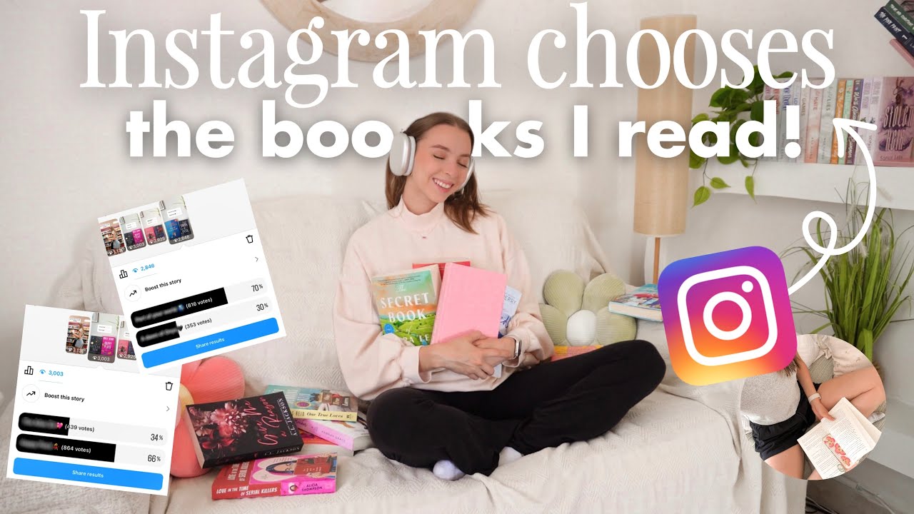Instagram chooses the books I read for two weeks ♡ reading vlog ♡ finding a 5 star read!