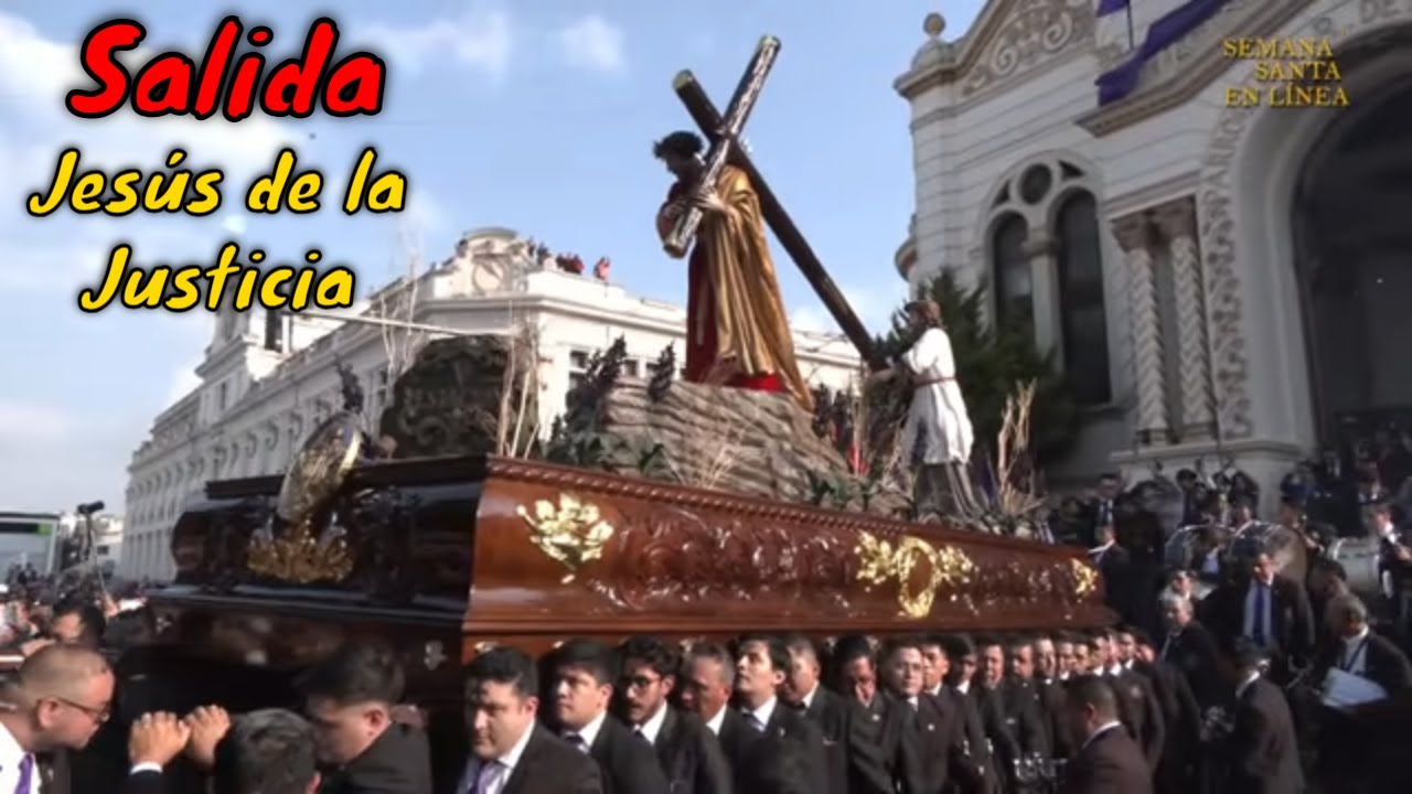 Salida JESÚS DE LA JUSTICIA Procesión MIÉRCOLES DE CENIZA Templo El Calvario Cuaresma 2026