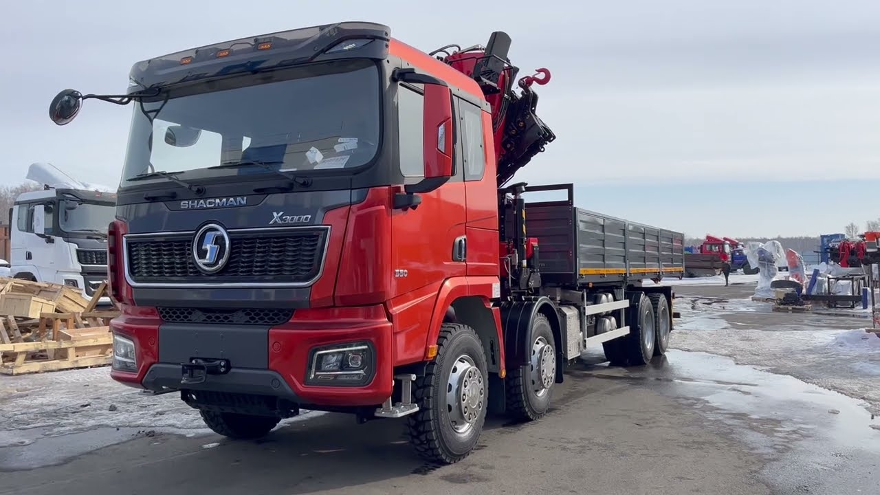 Бортовой Shасmаn SX331863366 8х4 с КМУ Sunhunk K 238 от  «ЗАВОДА СПЕЦМАШ»